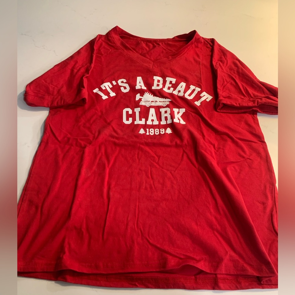 Red Christmas T-Shirt, M